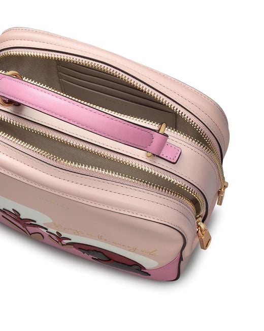 Radley Pink Spring Street Mini Zip Around Grab Bag