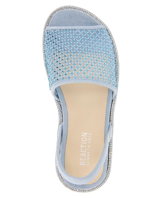 Kenneth Cole Blue Saavi Round Toe Sandals
