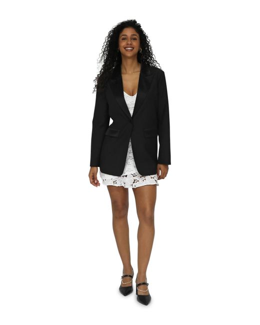 Belle & Bloom Black Head To Head Tuxedo Jacket