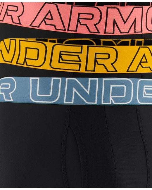 Under Armour Black Boxerjock Performance Tech Boxer Briefs for men