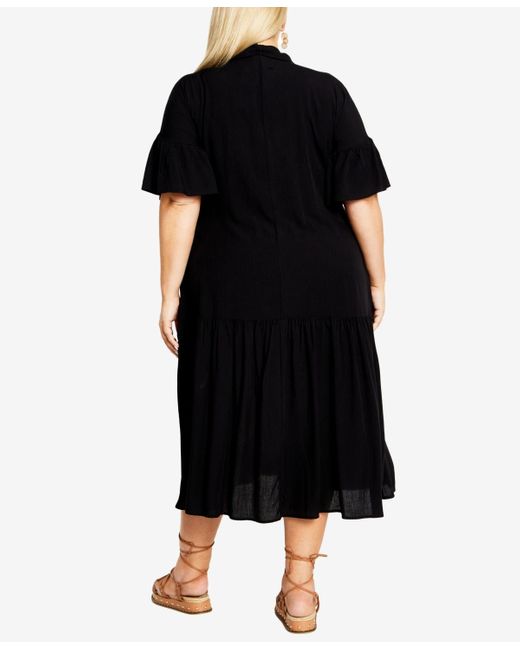 Avenue Black Plus Size Kaitlyn Maxi Dress