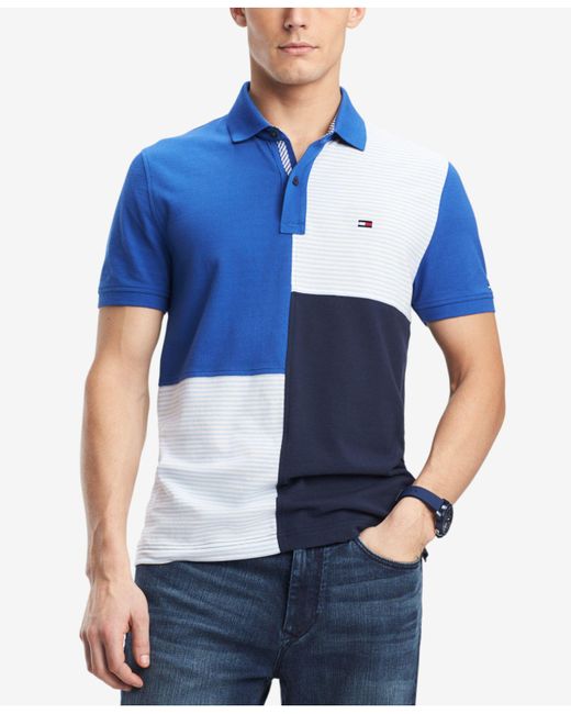 tommy hilfiger custom fit polo