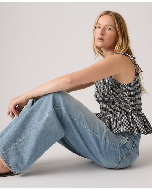 Levi's Blue Monaco Sleeveless Blouse