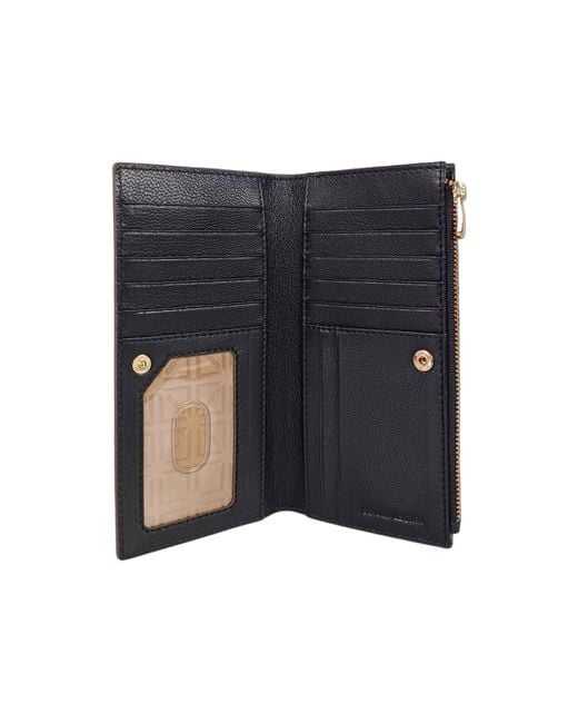 Lodis Black Deluxe Leather Zip Around Wallet