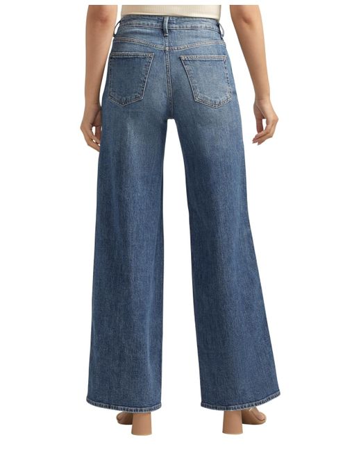 Silver Jeans Co. Blue Isbister High Rise Wide Leg Jeans