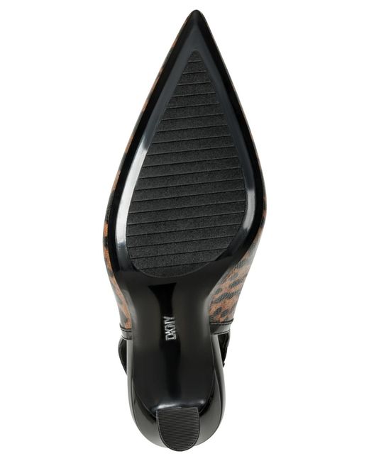 DKNY Metallic Cinette Slingback Pumps