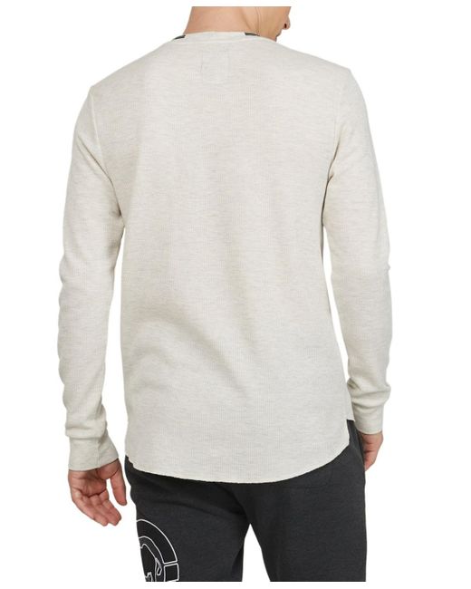 Ecko' Unltd Gray Big And Tall Ready Set Thermal Sweater for men