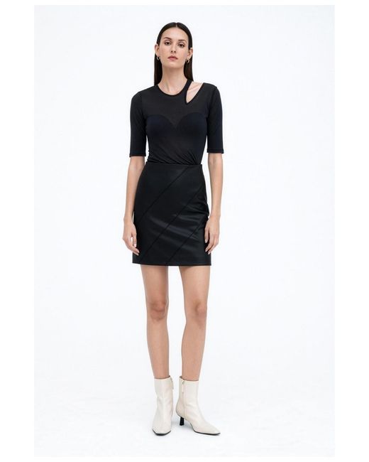 MARCELLA Black Taia Top