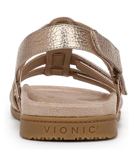 Vionic Brown Eureka Strappy Sandals