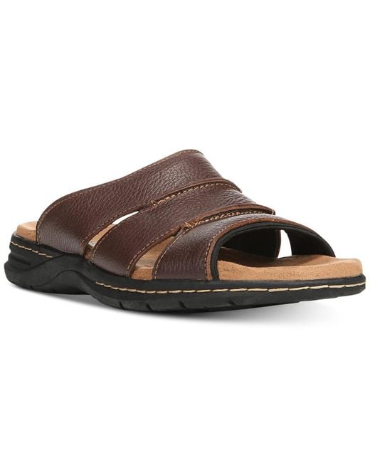 Dr. Scholls Brown Gordon Slide Sandal for men