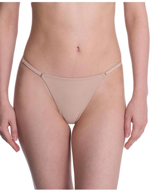 Natori Pink Verge Adjustable String Thong