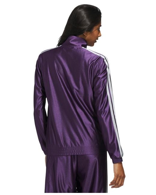 Adidas Purple Shine Regular Fit Sportswear Jacket