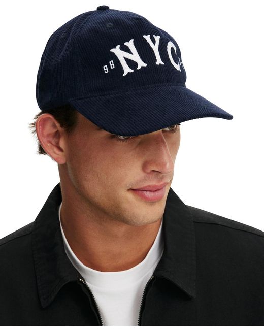 Cotton On Blue 5 Panel Hat for men