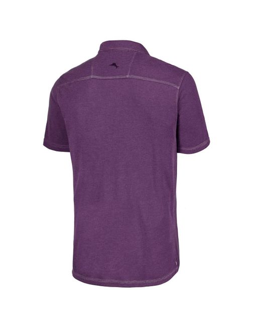 Tommy Bahama Purple Clemson Tigers Paradiso Cove Polo for men