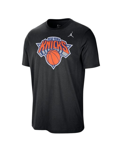 Nike Black New York Knicks Statement Edition Essential T-shirt for men