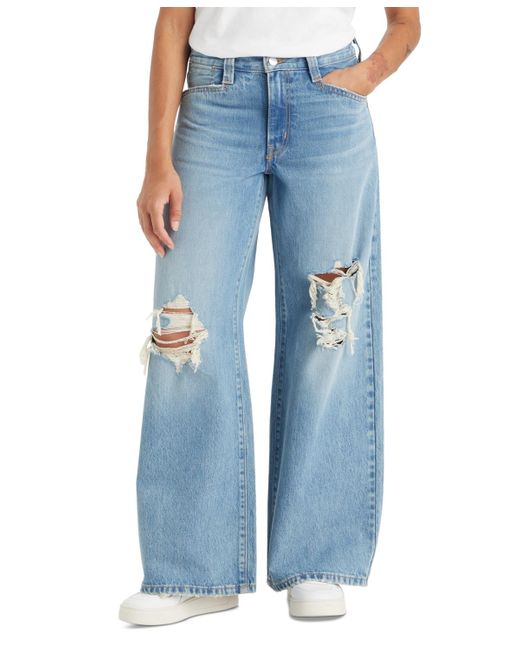 Levi's Blue '94 baggy Wide-leg Relaxed-fit Denim Jeans