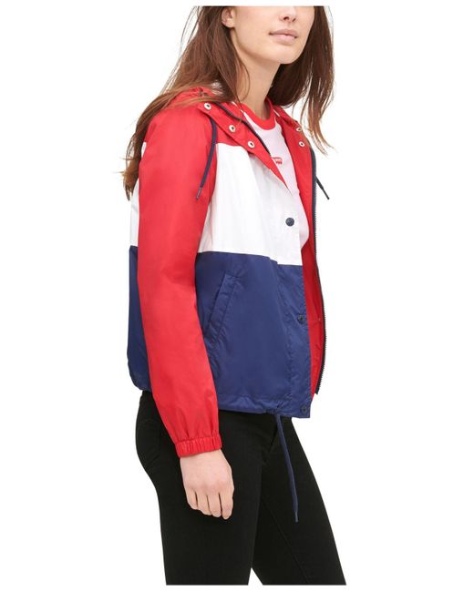 levi's retro hooded windbreaker