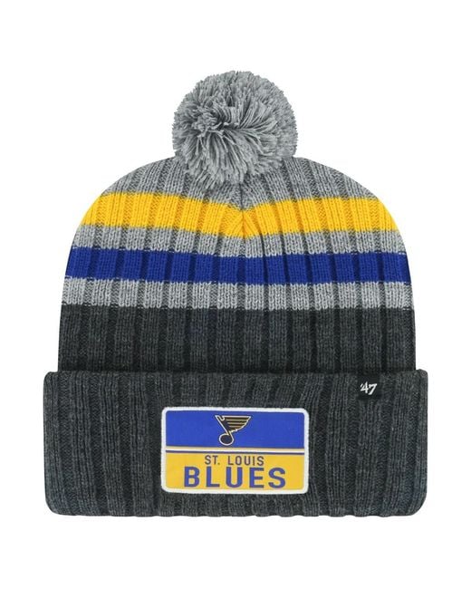 '47 Gray St. Louis Blues Stack Patch Cuffed for men