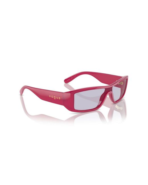 Vogue Eyewear Pink Rectangle Sunglasses