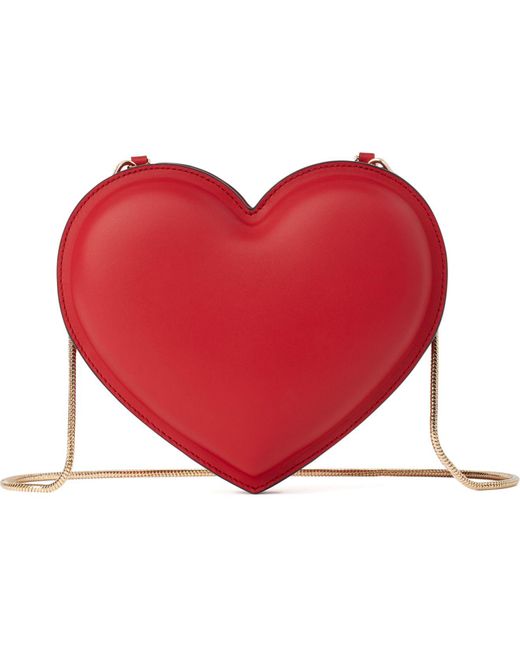 Kate Spade 3d Heart Leather Crossbody | Lyst