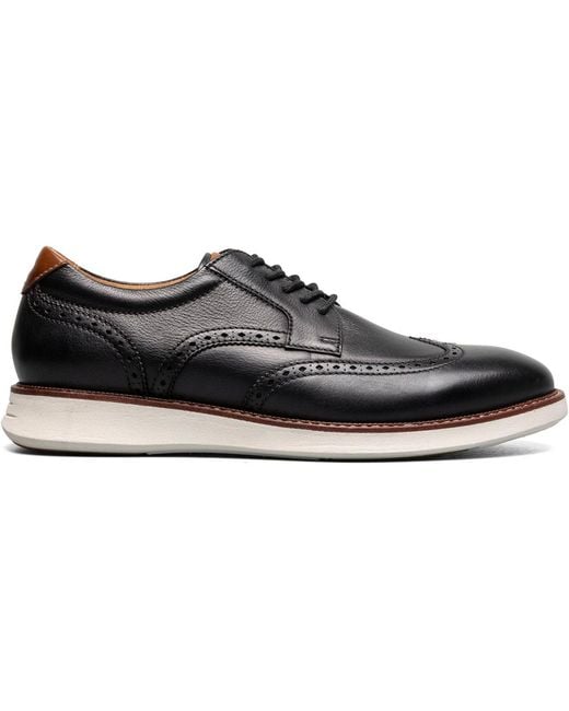 Florsheim Black Launch Wingtip Oxford for men