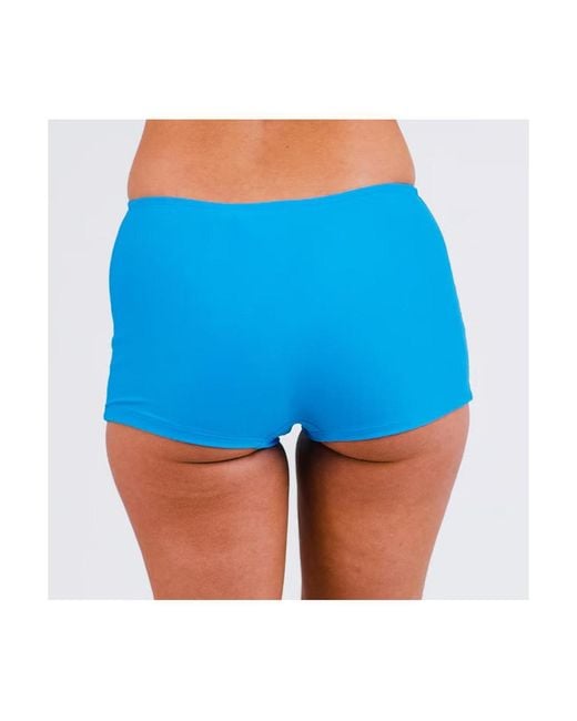 Calypsa Blue Plus Size Boyshorts