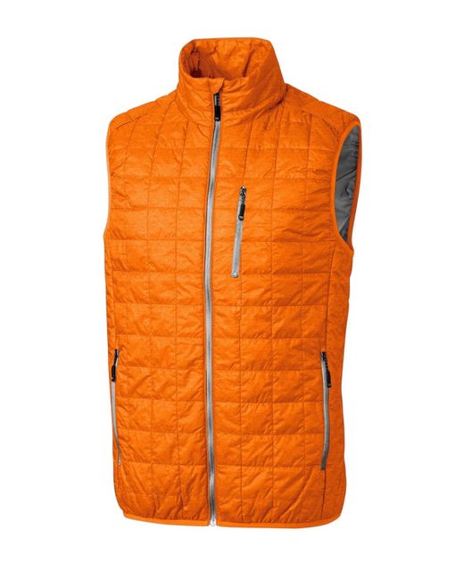 Cutter & Buck Orange Rainier Vest for men
