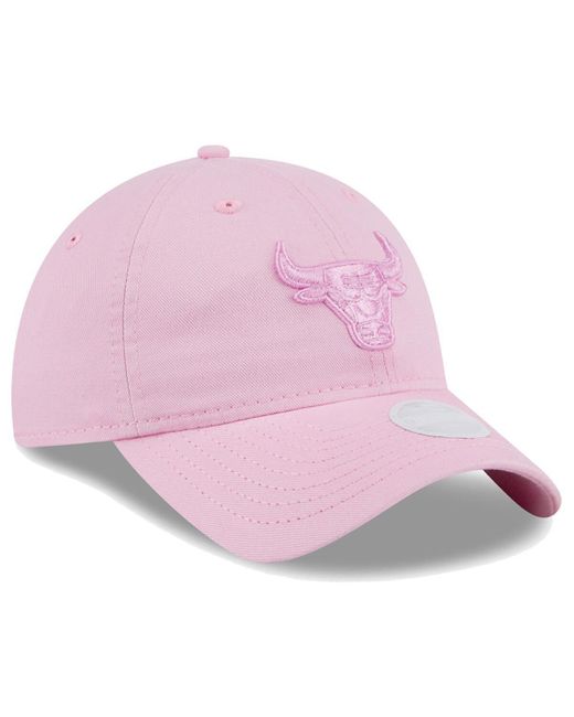 KTZ Pink Chicago Bulls Colorpack Tonal 9twenty Adjustable Hat