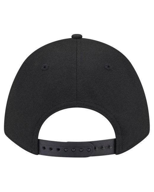 KTZ Black Miami Dolphins Team Collection 9forty M-crown A-frame Adjustable Hat for men