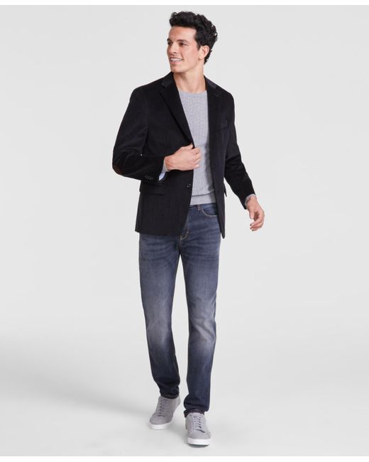 Tommy Hilfiger Blue Modern-fit Corduroy Sport Coat for men