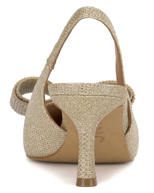 INC International Concepts Metallic Giverny Halter Back Pumps