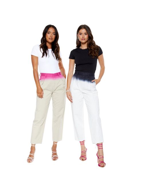 Blue Revival Multicolor Straight-leg Dip Dye Trousers