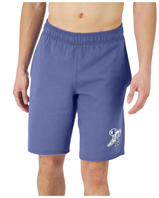 Champion Blue Powerblend 10" Graphic Shorts for men