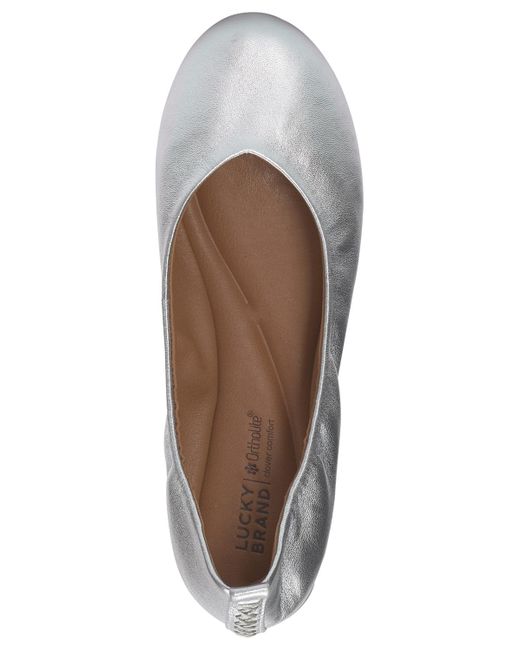 Lucky Brand Gray Emmielou Ballet Flats