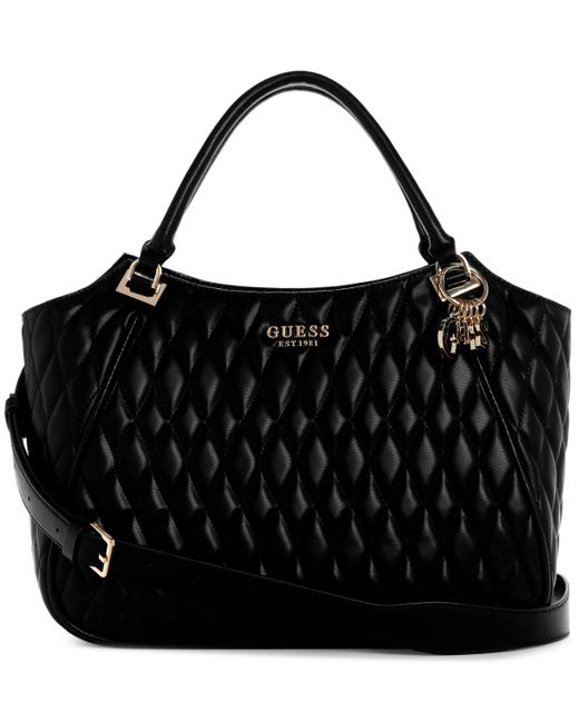 Guess Black Valla Large Tote Bag