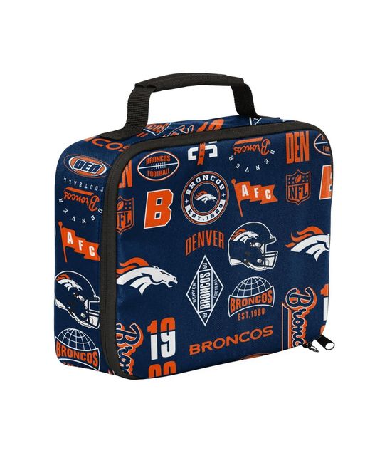 Outerstuff Blue Denver Broncos Backpack And Lunchbox Set for men