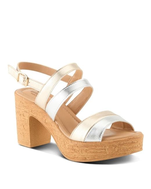 Spring Step Metallic Talha Slingback