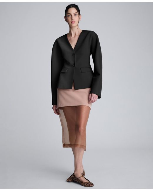 Kenneth Cole Black Long Sleeve Blazer