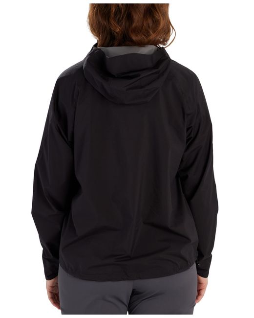 Marmot Black Superalloy Packable Rain Jacket