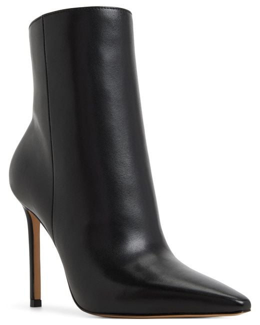 ALDO Black Guavaberry Pointed Toe Booties