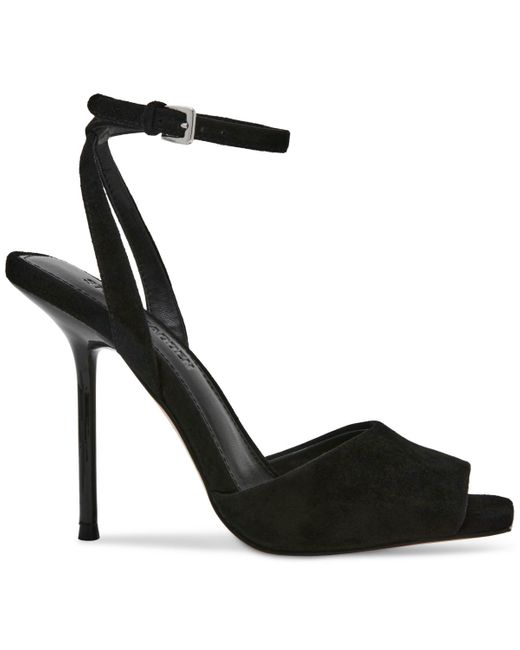 Steve Madden Black Lilac Two-piece Dress Sandals