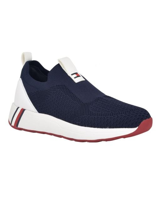 Tommy Hilfiger Blue Aminaz Casual Slip-on Sneakers