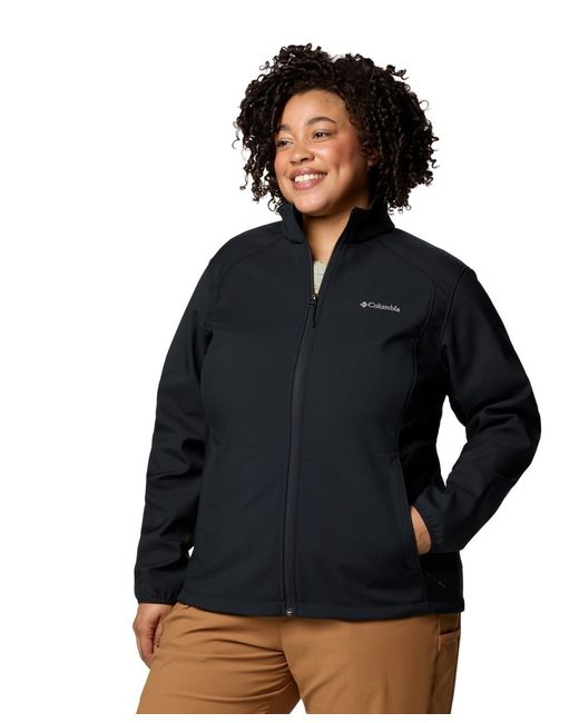 Columbia Blue Plus Size Kruser Ridge Iii Softshell Jacket