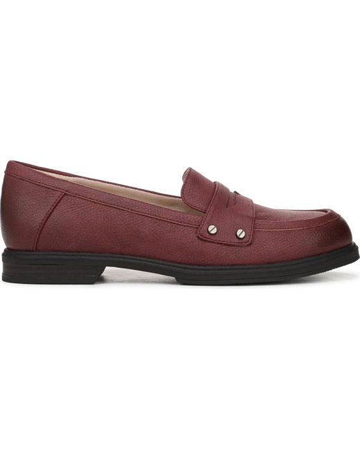 Dr. Scholls Red Hello Slip On Penny Loafers