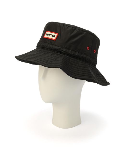Hunter Black Ripstop Bucket Hat