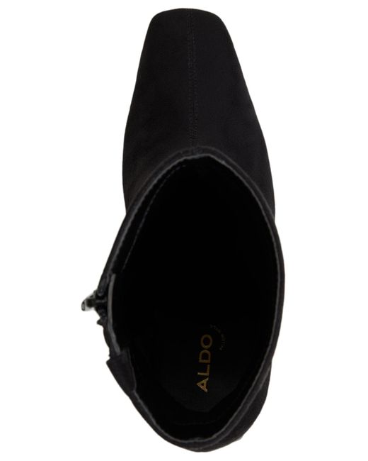 ALDO Black Vellamo Square Toe Dress Booties