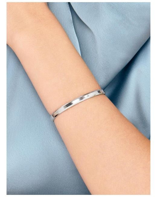 DEVATA White 5mm Cuff Bracelet