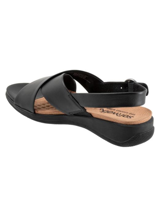 Softwalk® Black Tillman Sling Sandal