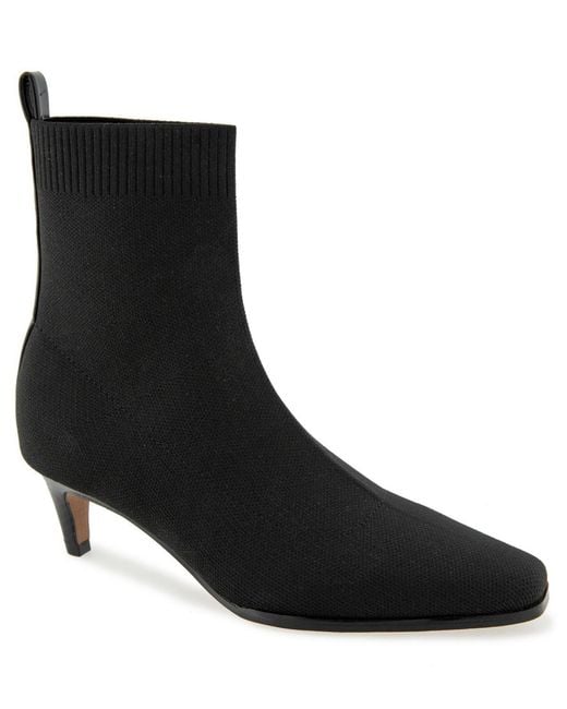 Splendid Black July Knit Snip Toe Bootie