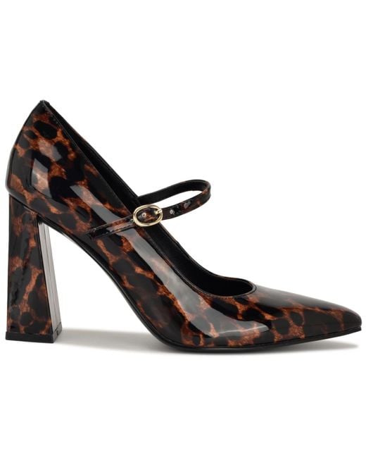 Nine West Black Sista Mary Jane Pointy Toe Pumps